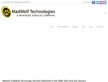 Tablet Screenshot of madwolf.com